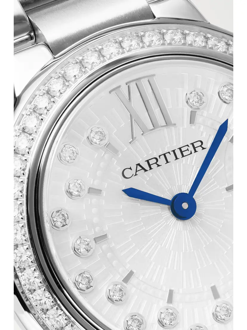 Cartier Ballon Bleu De 28mm Stainless Steel And Diamond Watch | Thumbnail 5 Cartier Ballon Bleu De 28mm Stainless Steel And Diamond Watch | Thumbnail 5