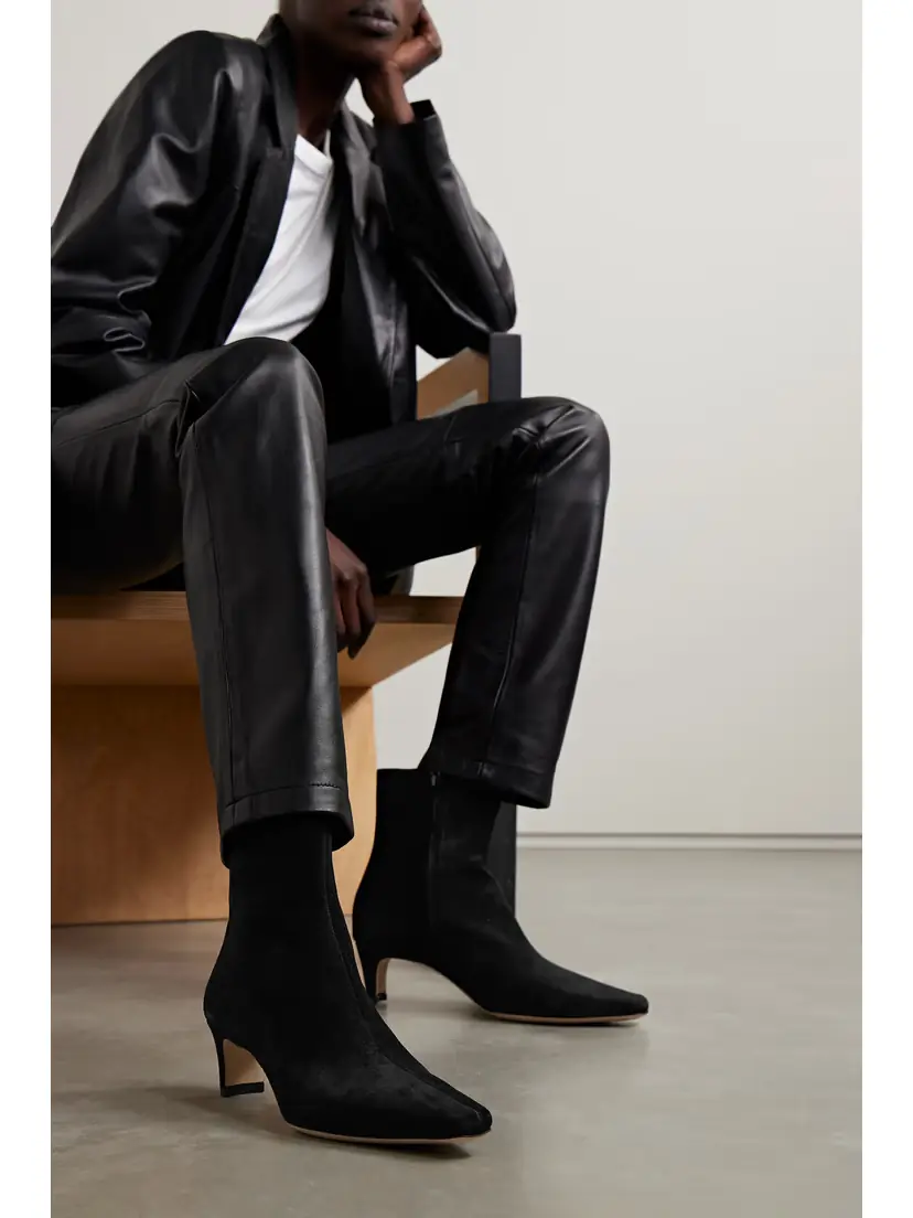 Staud Wally Suede Ankle Boots | Thumbnail 2 Staud Wally Suede Ankle Boots | Thumbnail 2