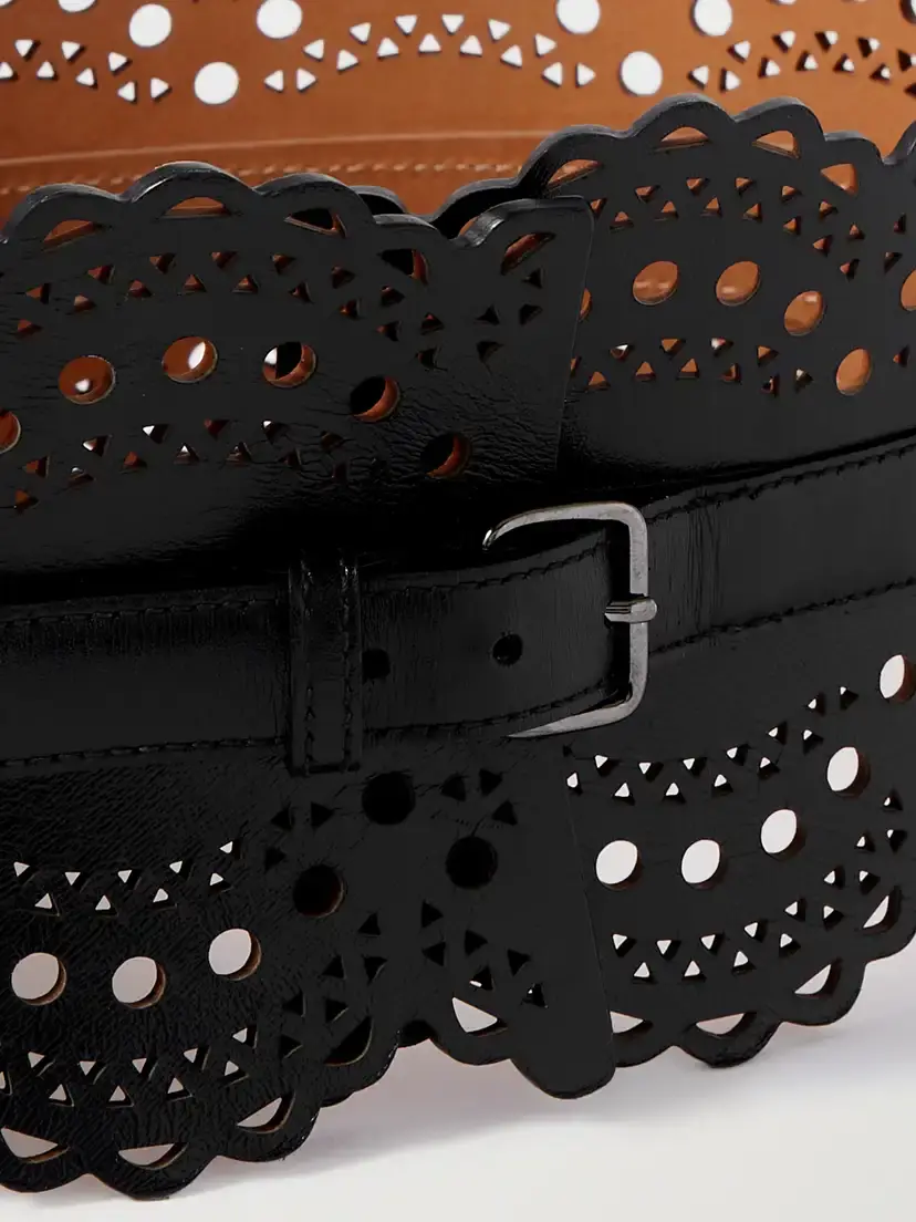 Alaïa Laser-cut Leather Waist Belt | Thumbnail 5 Alaïa Laser-cut Leather Waist Belt | Thumbnail 5