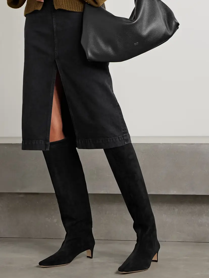 Staud Wally Suede Knee Boots | Thumbnail 2