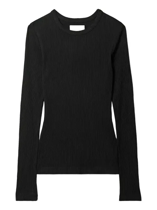 + Net Sustain Bina Ribbed Lyocell-blend Top + Net Sustain Bina Ribbed Lyocell-blend Top