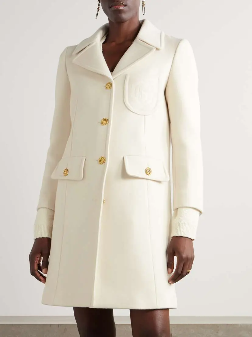 Gucci Button-embellished Wool Coat | Thumbnail 3 Gucci Button-embellished Wool Coat | Thumbnail 3