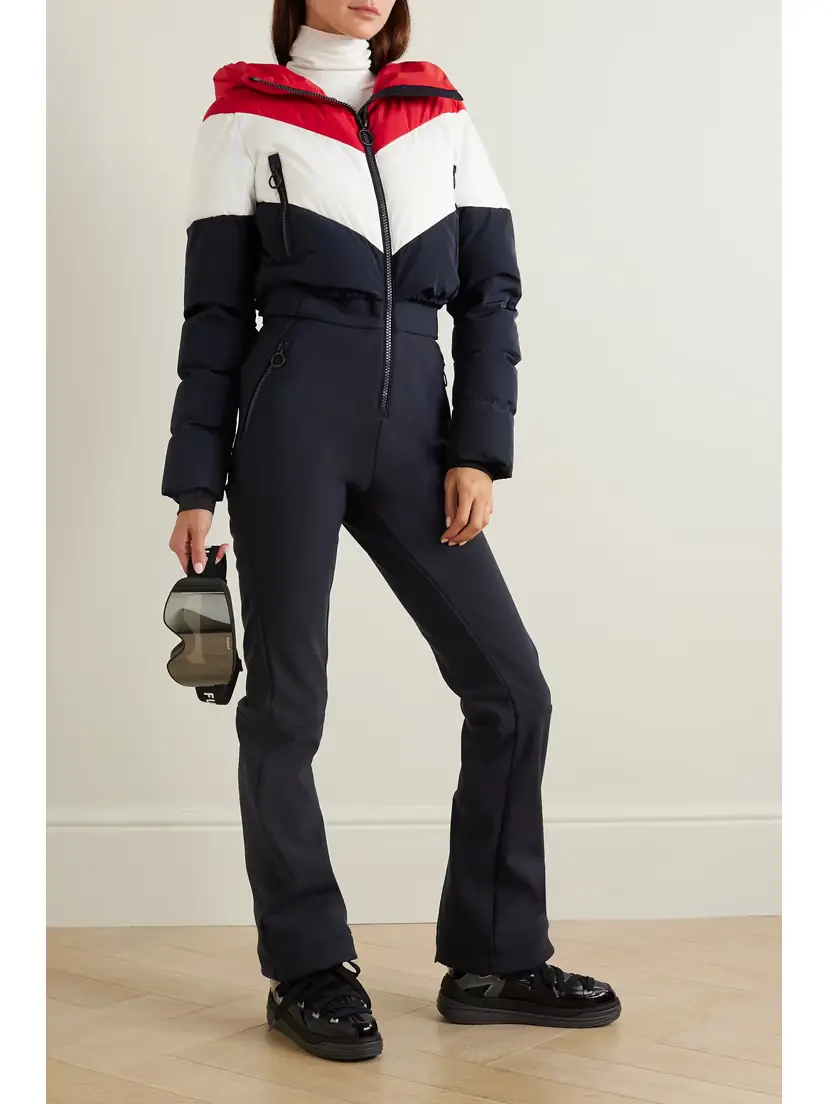 Fusalp Kira Softshell Quilted Color-block Ski Suit | Thumbnail 2 Fusalp Kira Softshell Quilted Color-block Ski Suit | Thumbnail 2