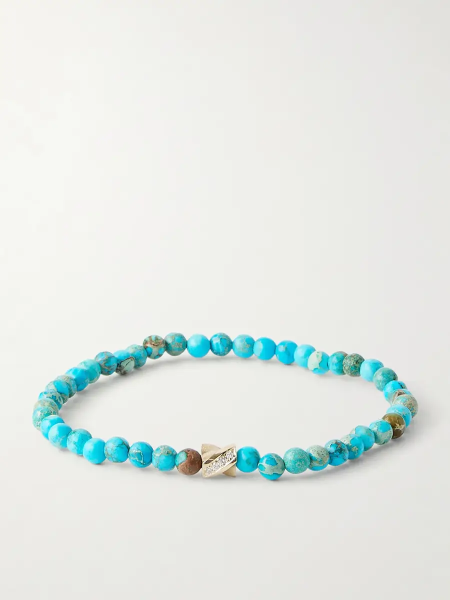 Gucci 14-Karat Gold Ruby and Sapphire Bracelet - Men | Thumbnail 5 Gucci 14-Karat Gold Ruby and Sapphire Bracelet - Men | Thumbnail 5