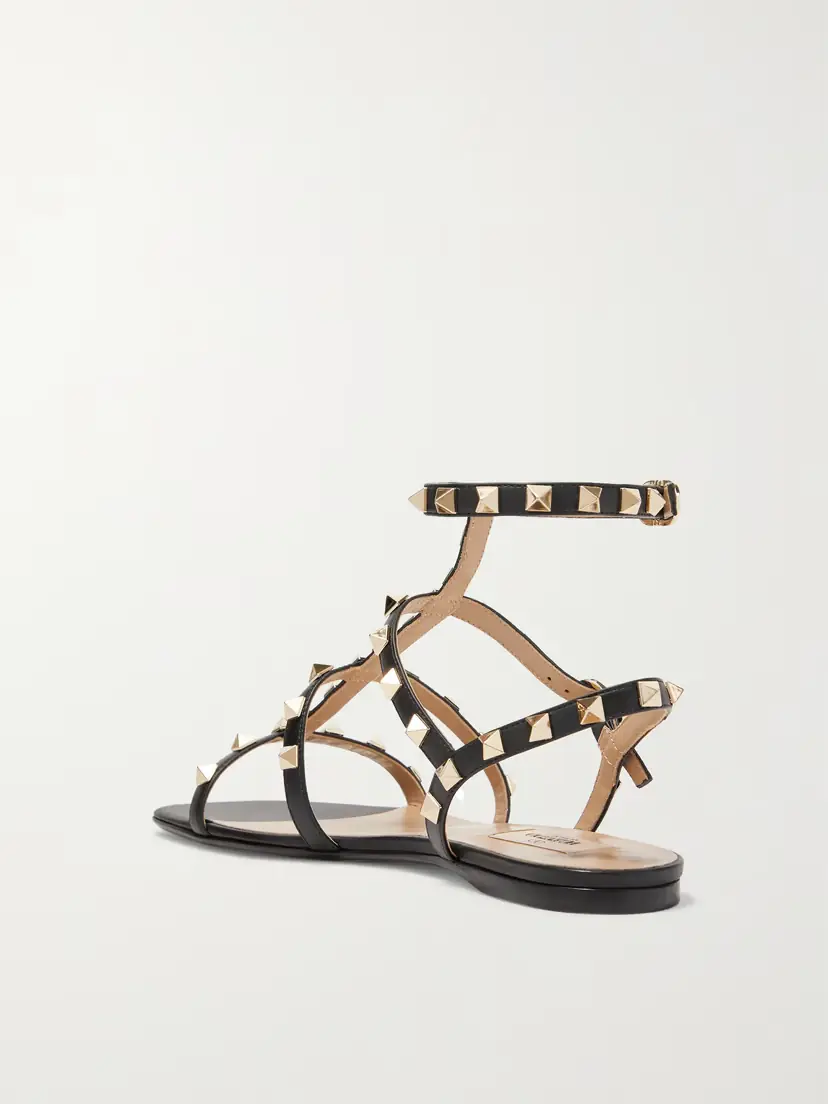 Valentino Garavani Rockstud Leather Sandals | Thumbnail 3 Valentino Garavani Rockstud Leather Sandals | Thumbnail 3