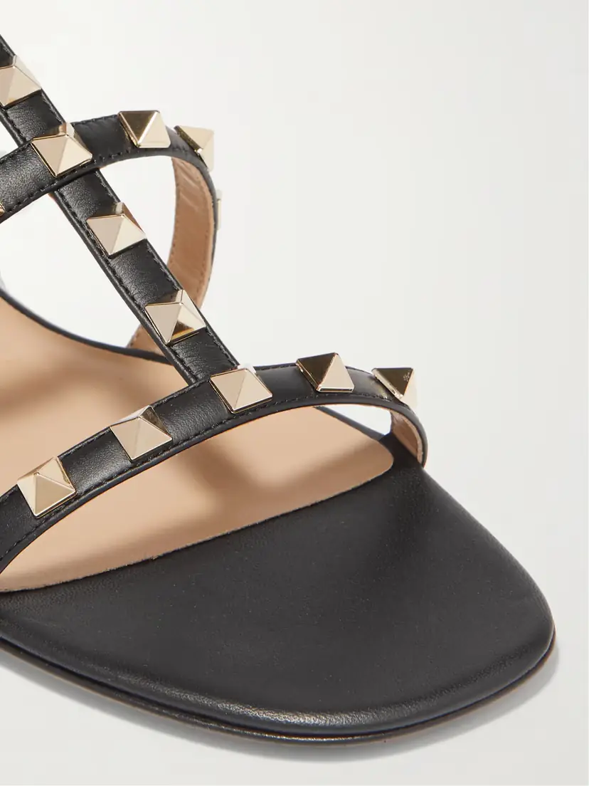 Valentino Garavani Rockstud Leather Sandals | Thumbnail 4 Valentino Garavani Rockstud Leather Sandals | Thumbnail 4