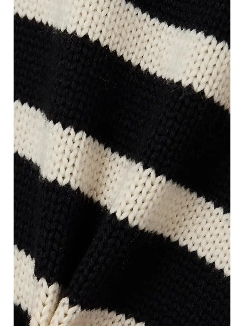 TOTEME Striped Wool-blend Turtleneck Sweater | Thumbnail 4