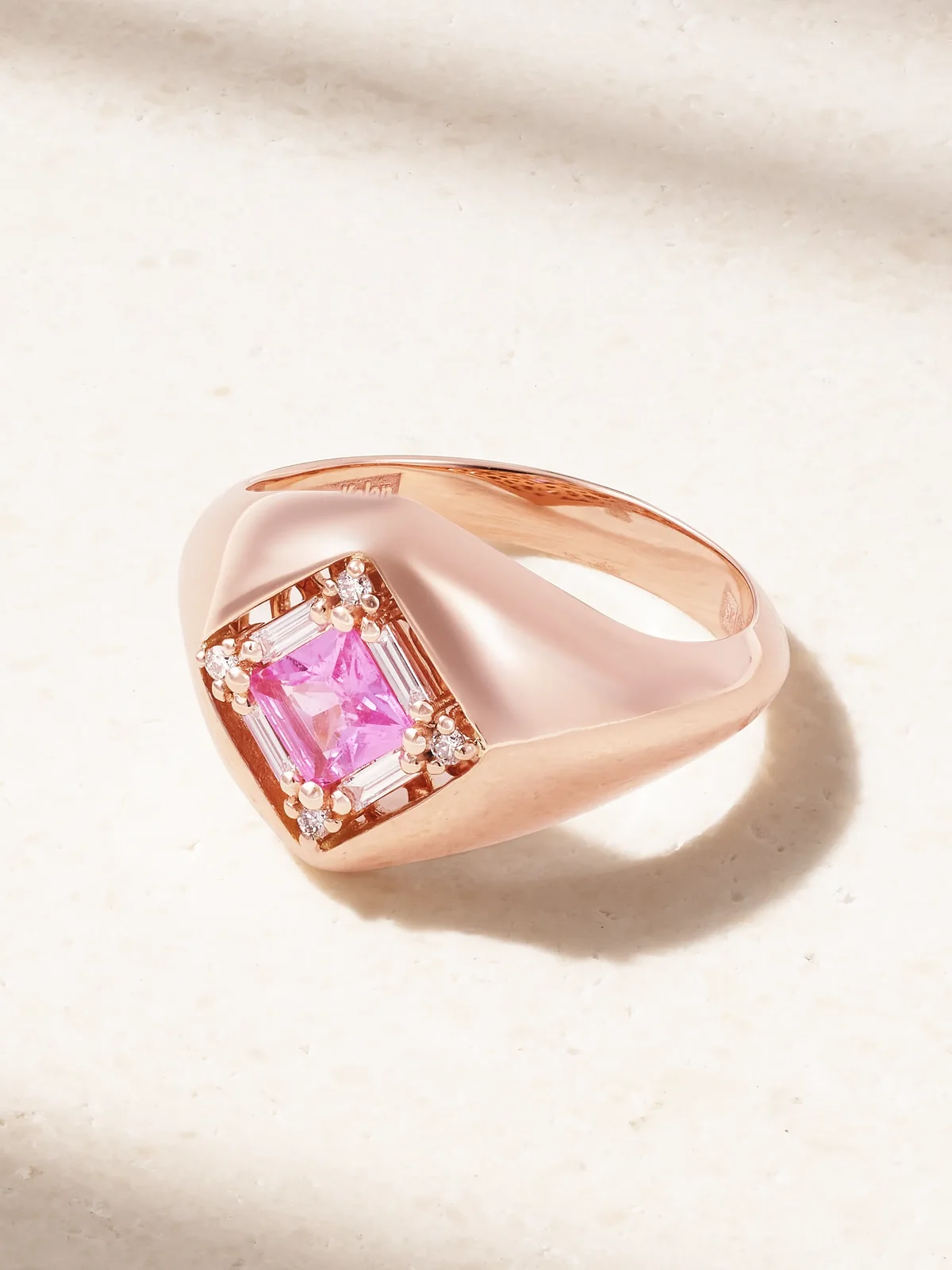 18-karat Rose Gold, Sapphire And Diamond Ring 18-karat Rose Gold, Sapphire And Diamond Ring