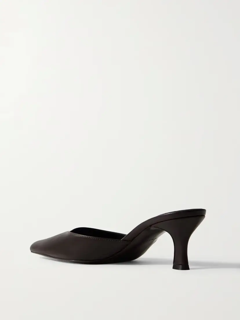 The Row Cybil Leather Mules | Thumbnail 3