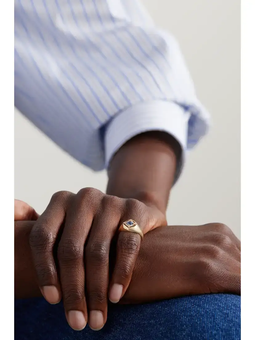 Suzanne Kalan 18-karat Gold, Sapphire And Diamond Ring | Thumbnail 2