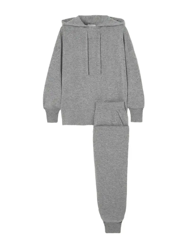 Allude Cashmere Hoodie And Track Pants Set | Image 1 Allude Cashmere Hoodie And Track Pants Set | Image 1
