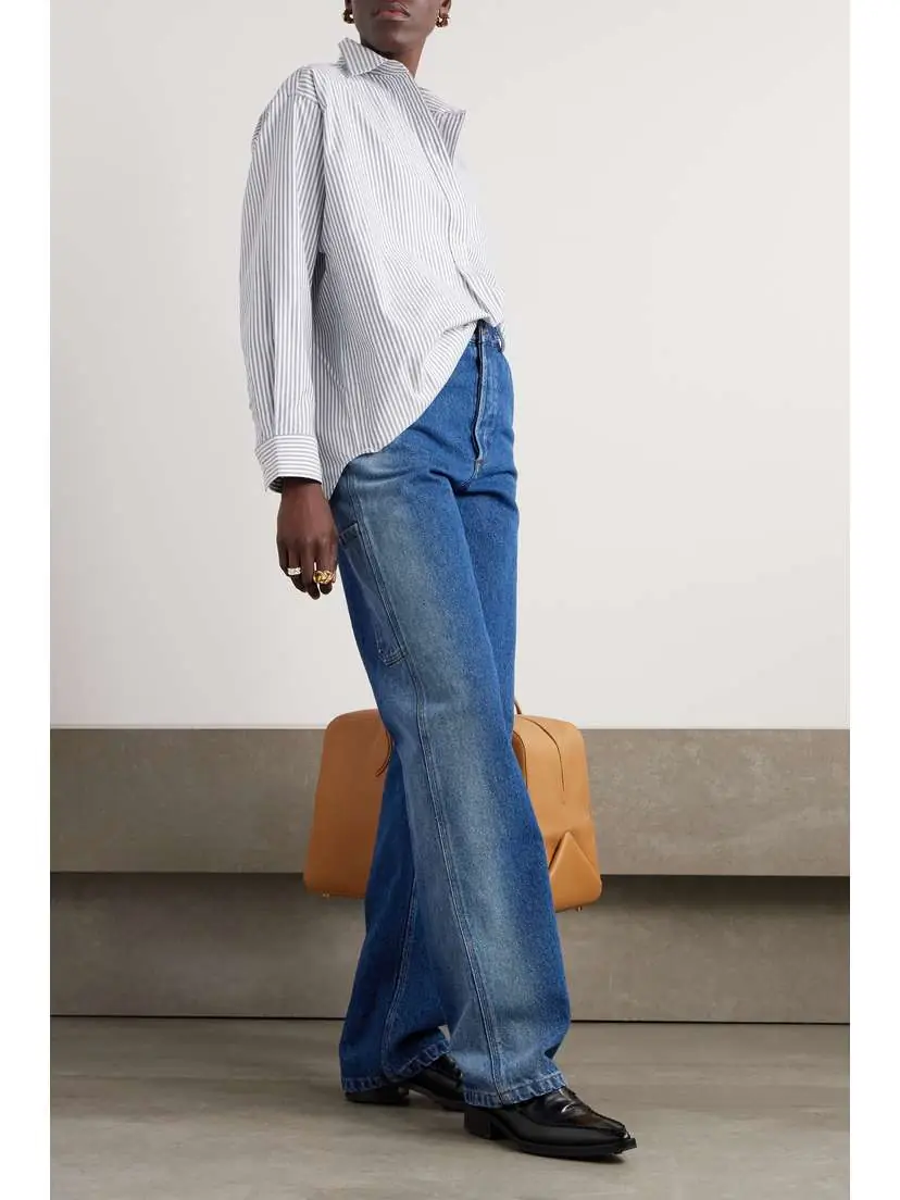 TOTEME Striped Cotton-poplin Shirt | Thumbnail 2 TOTEME Striped Cotton-poplin Shirt | Thumbnail 2