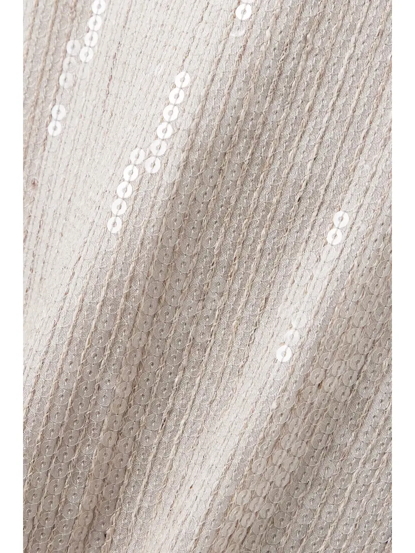 Brunello Cucinelli Sequined Crepe Wide-leg Pants | Thumbnail 5 Brunello Cucinelli Sequined Crepe Wide-leg Pants | Thumbnail 5