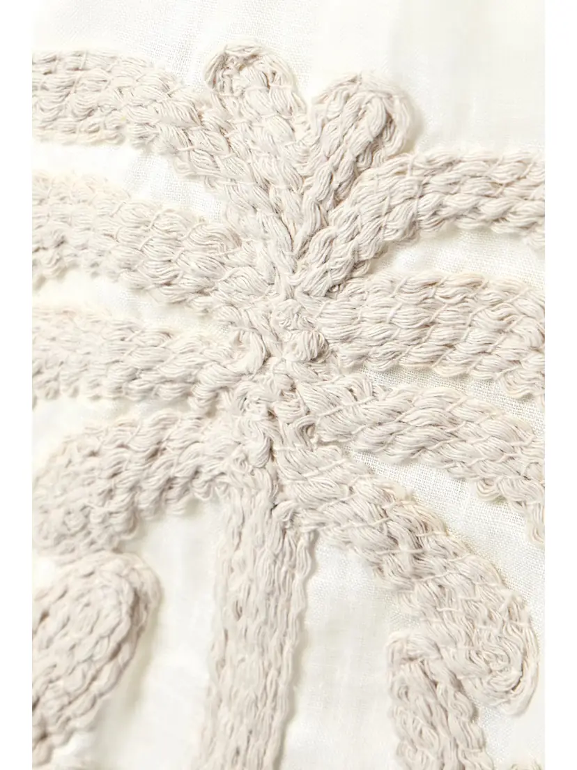 Johanna Ortiz + Net Sustain Shared Present Embroidered Linen And Cotton-blend Mini Dress | Thumbnail 4 Johanna Ortiz + Net Sustain Shared Present Embroidered Linen And Cotton-blend Mini Dress | Thumbnail 4