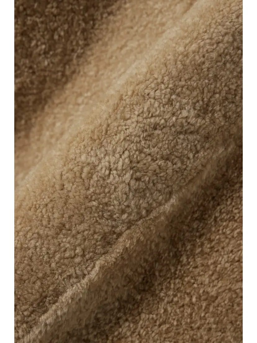 TOTEME Belted Shearling Coat | Thumbnail 4 TOTEME Belted Shearling Coat | Thumbnail 4