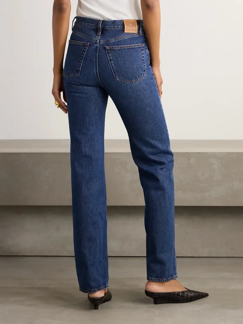 TOTEME + Net Sustain High-rise Straight-leg Jeans | Thumbnail 4 TOTEME + Net Sustain High-rise Straight-leg Jeans | Thumbnail 4