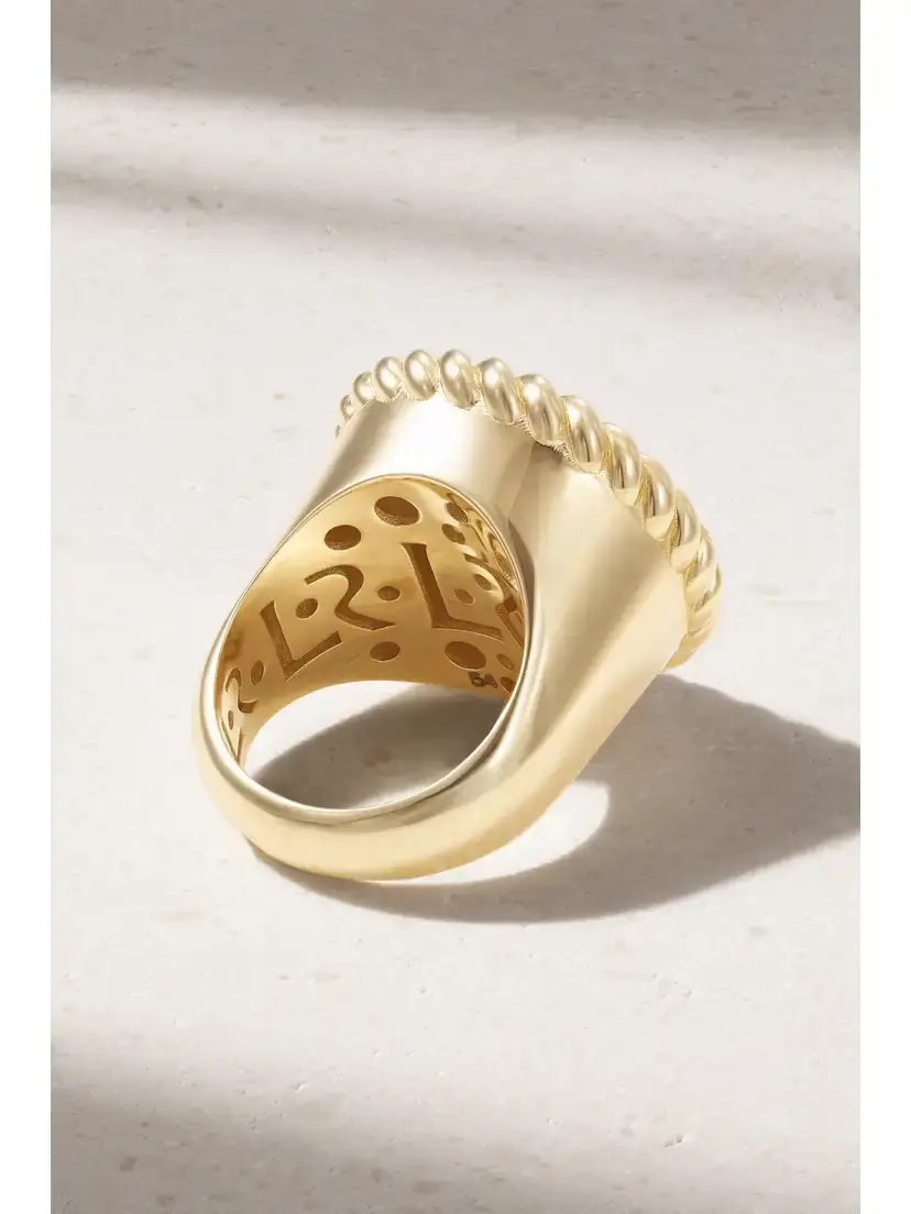 Lauren Rubinski 14-karat Gold Diamond Ring | Thumbnail 3