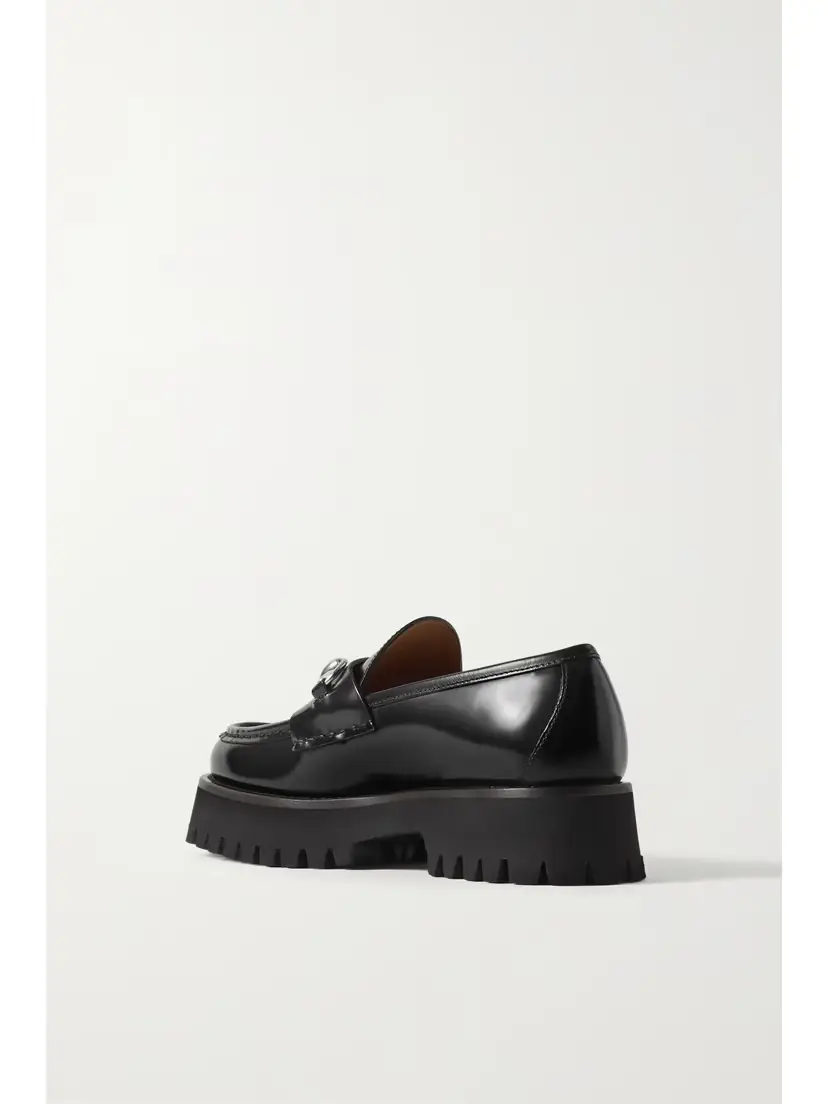 Gucci Sylke Horsebit-detailed Leather Loafers | Thumbnail 3 Gucci Sylke Horsebit-detailed Leather Loafers | Thumbnail 3