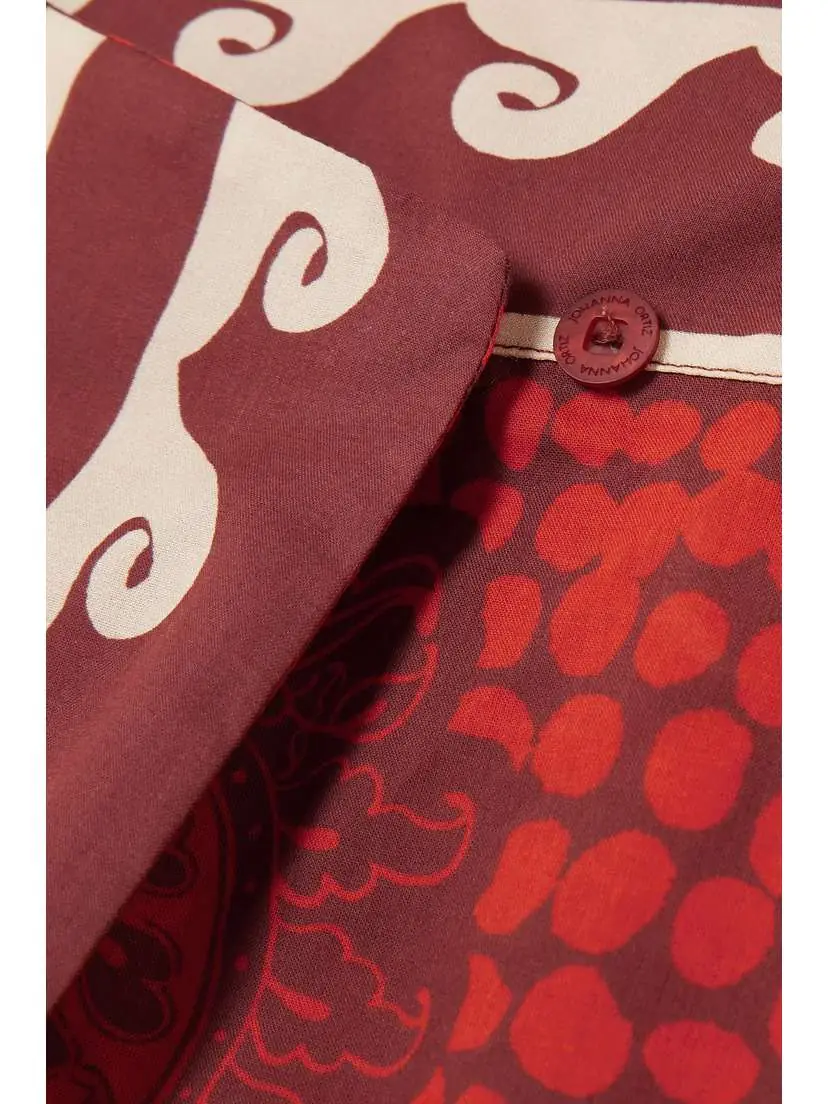 Johanna Ortiz + Net Sustain Hunting Roots Printed Cotton-voile Mini Wrap Skirt | Thumbnail 4 Johanna Ortiz + Net Sustain Hunting Roots Printed Cotton-voile Mini Wrap Skirt | Thumbnail 4
