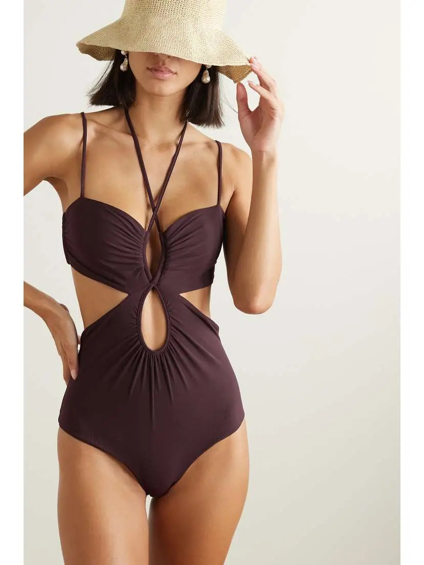 Johanna Ortiz + Net Sustain Thorny Tasseled Cutout Ribbed Swimsuit - x large | Thumbnail 2 Johanna Ortiz + Net Sustain Thorny Tasseled Cutout Ribbed Swimsuit - x large | Thumbnail 2