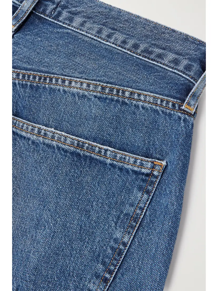 AGOLDE 90's Pinch Waist Long Organic High-rise Straight-leg Jeans | Thumbnail 6