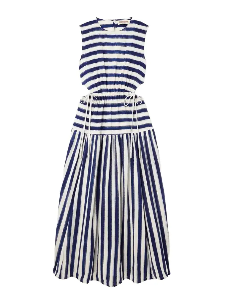Emporio Sirenuse + Net Sustain Pulcheria Striped Cotton Maxi Dress | Thumbnail 1 Emporio Sirenuse + Net Sustain Pulcheria Striped Cotton Maxi Dress | Thumbnail 1