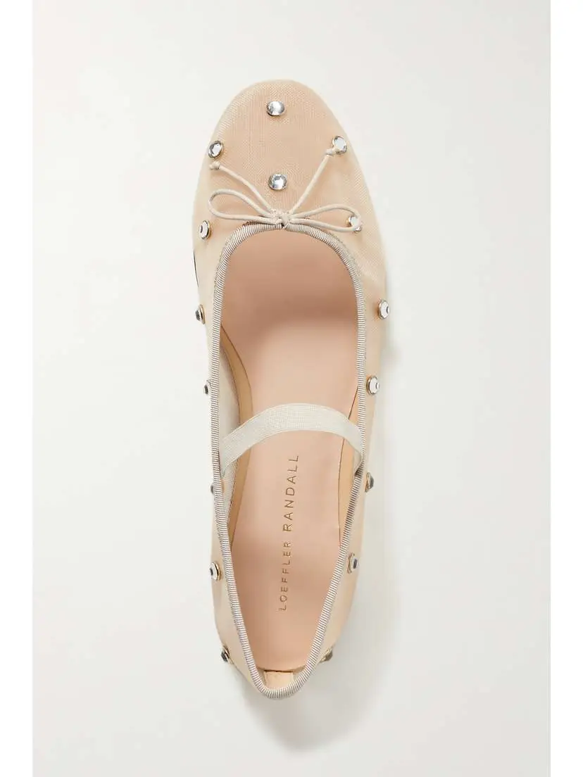 Loeffler Randall Leonie Crystal-embellished Mesh Ballet Flats | Thumbnail 5 Loeffler Randall Leonie Crystal-embellished Mesh Ballet Flats | Thumbnail 5