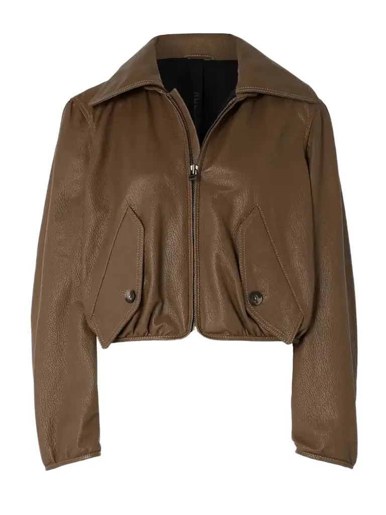 Petar Petrov Hero Cropped Leather Jacket - x large | Image 1 Petar Petrov Hero Cropped Leather Jacket - x large | Image 1