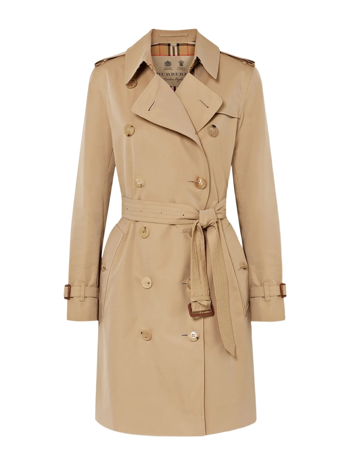 Kensington Organic Cotton-gabardine Trench Coat