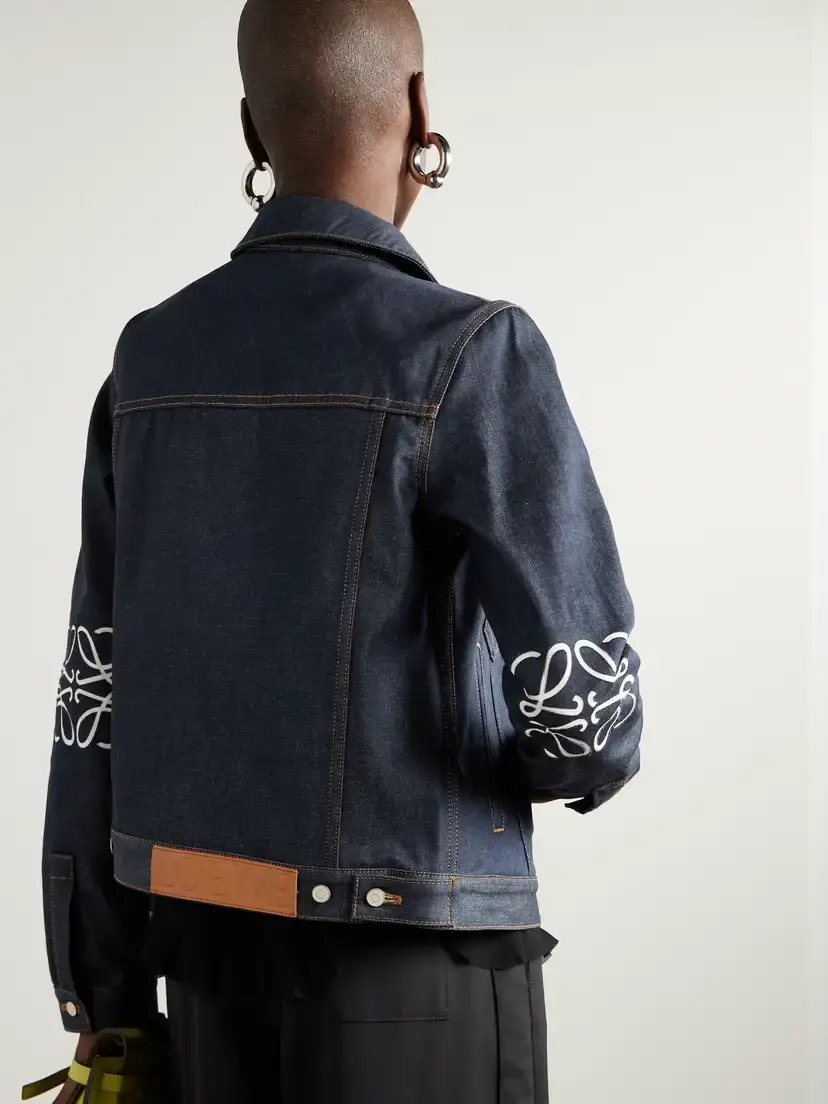 Loewe Anagram Appliquéd Denim Jacket | Thumbnail 4