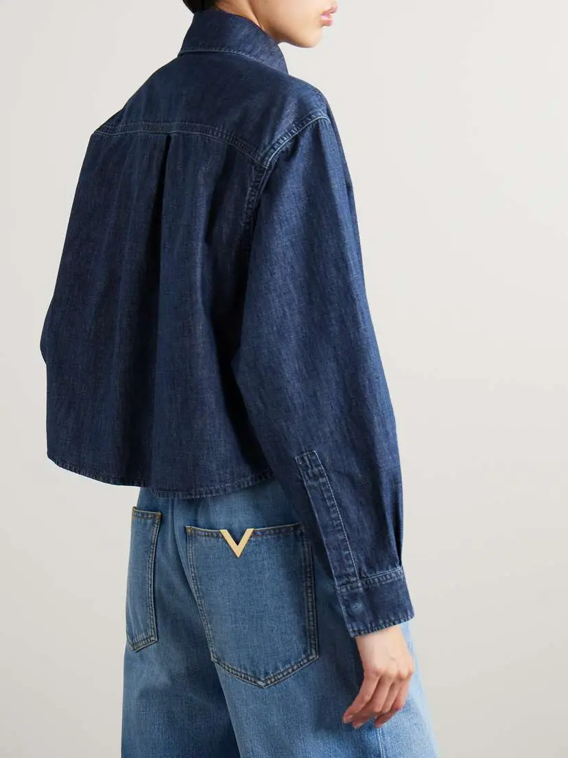Valentino Garavani Embellished Denim Shirt | Thumbnail 3