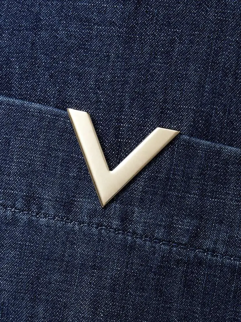 Valentino Garavani Embellished Denim Shirt | Thumbnail 4