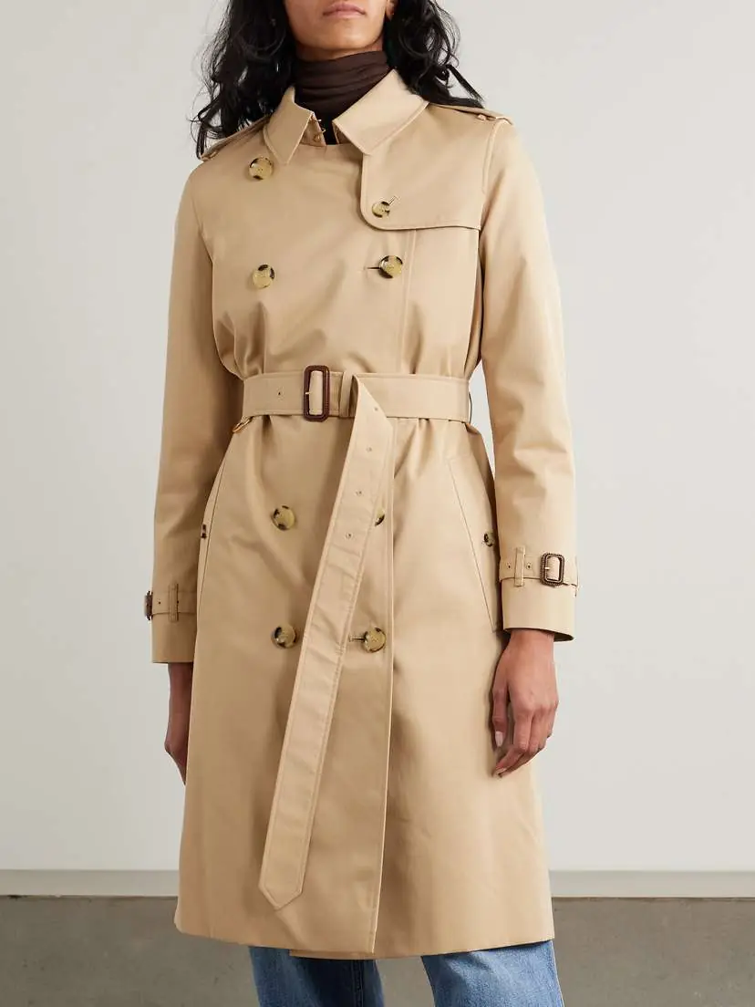 Burberry Kensington Long Organic Cotton-gabardine Trench Coat | Thumbnail 3 Burberry Kensington Long Organic Cotton-gabardine Trench Coat | Thumbnail 3