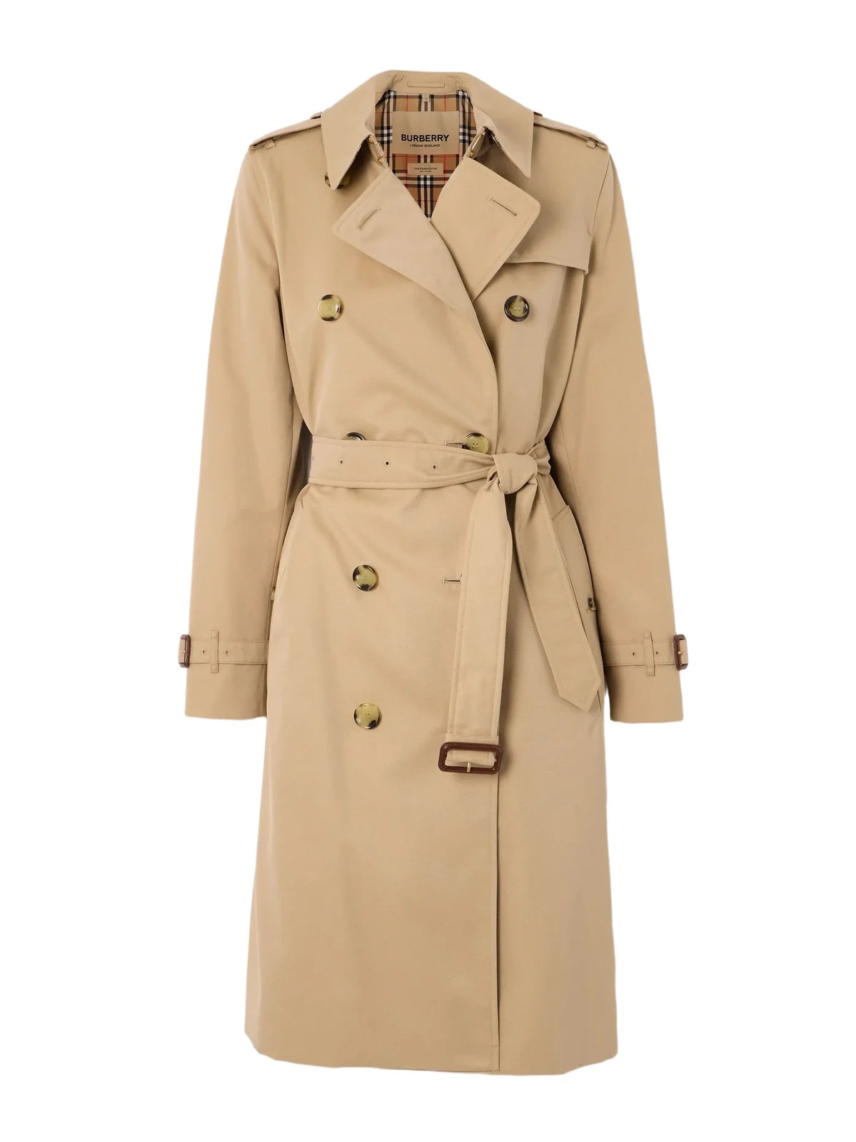 Kensington Long Organic Cotton-gabardine Trench Coat