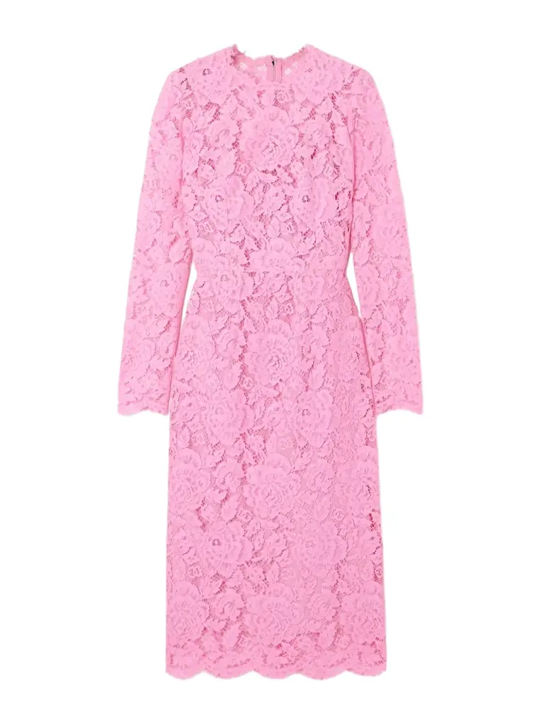 Dolce & Gabbana Lace Midi Dress | Thumbnail 1 Dolce & Gabbana Lace Midi Dress | Thumbnail 1