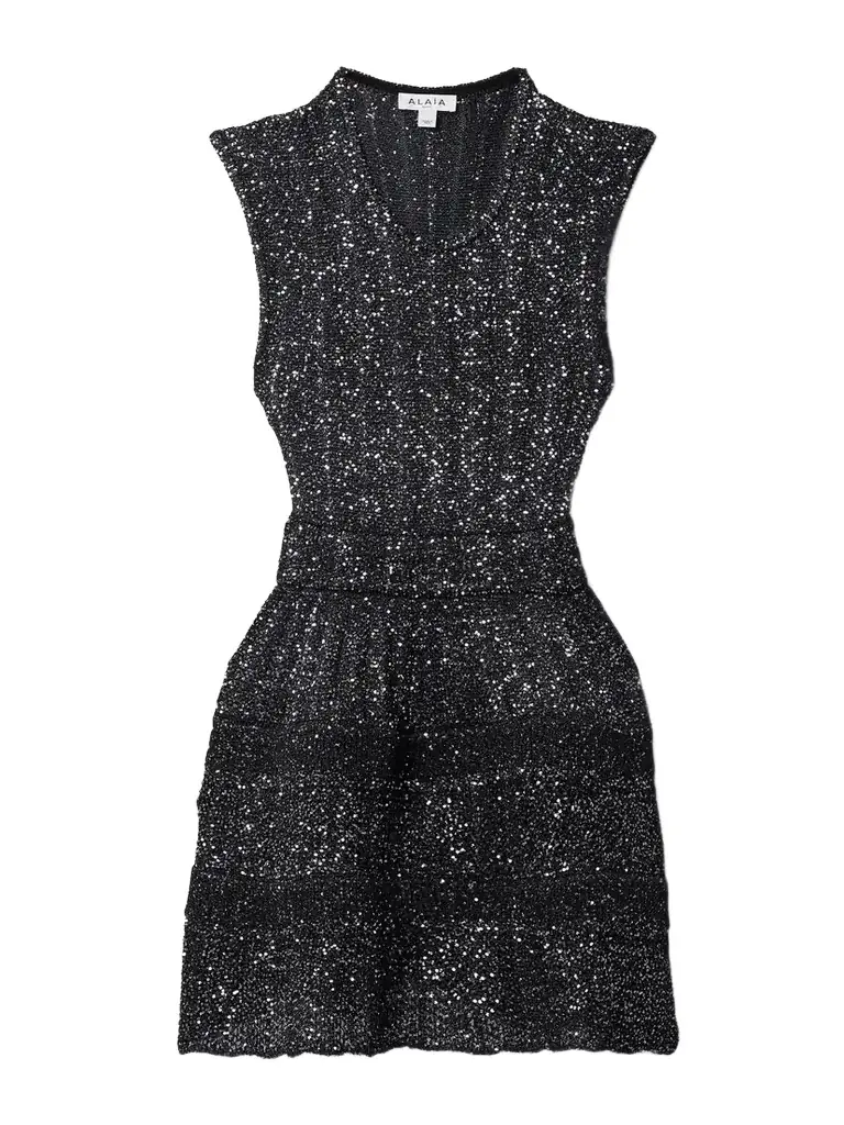 Archetypes Sequined Stretch-knit Mini Dress - FR 34