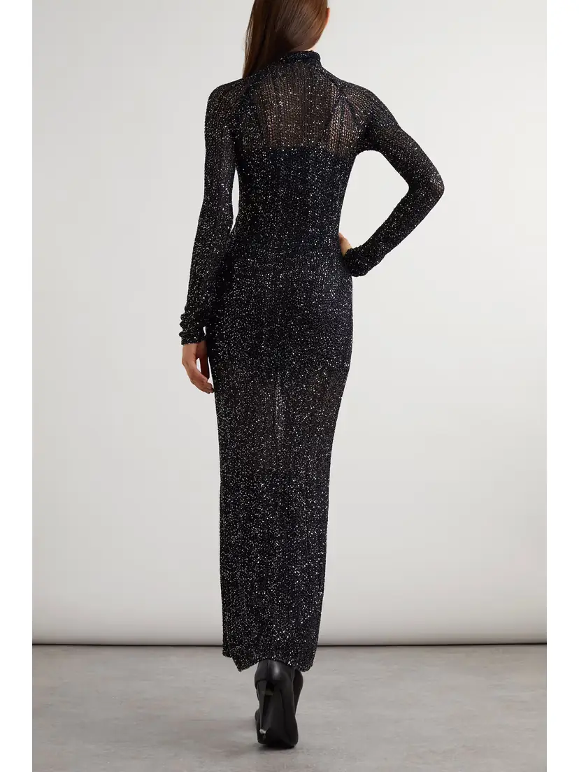 Alaïa Archetypes Sequined Knitted Maxi Dress | Thumbnail 3