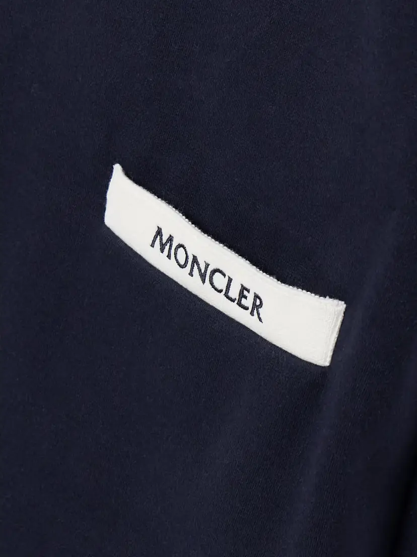 Moncler Cotton-blend Jersey Mini Dress | Thumbnail 4 Moncler Cotton-blend Jersey Mini Dress | Thumbnail 4