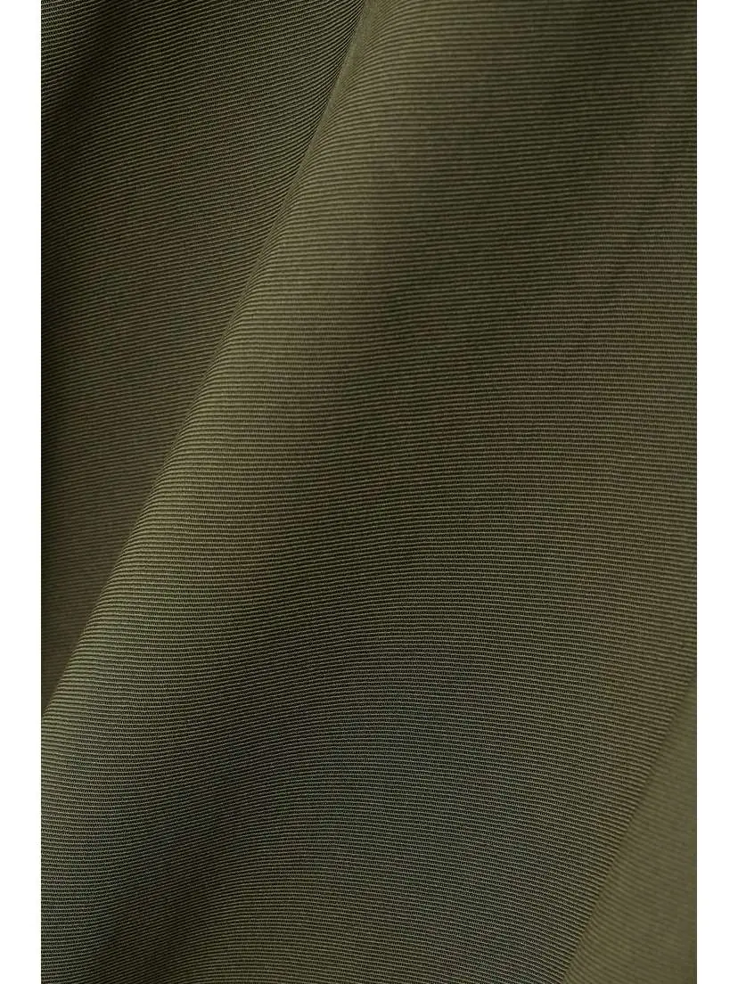 St. Agni + Net Sustain Resort Cutout Twill Maxi Dress - x large | Thumbnail 4