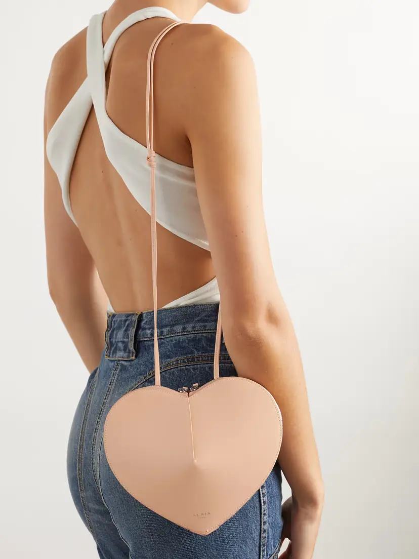 Alaïa Le Coeur Leather Shoulder Bag | Thumbnail 2 Alaïa Le Coeur Leather Shoulder Bag | Thumbnail 2