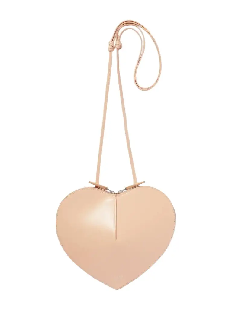 Le Coeur Leather Shoulder Bag