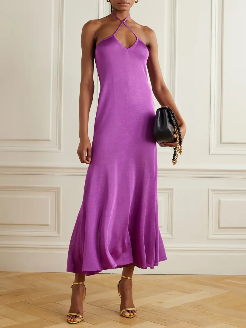Tom Ford Jersey Halterneck Maxi Dress | Thumbnail 2