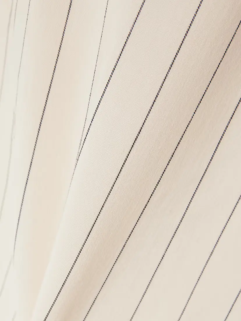 TOTEME Pinstriped Woven Shorts | Thumbnail 4