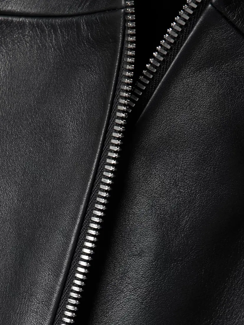 Magda Butrym Faux Fur-trimmed Leather Jacket | Thumbnail 5