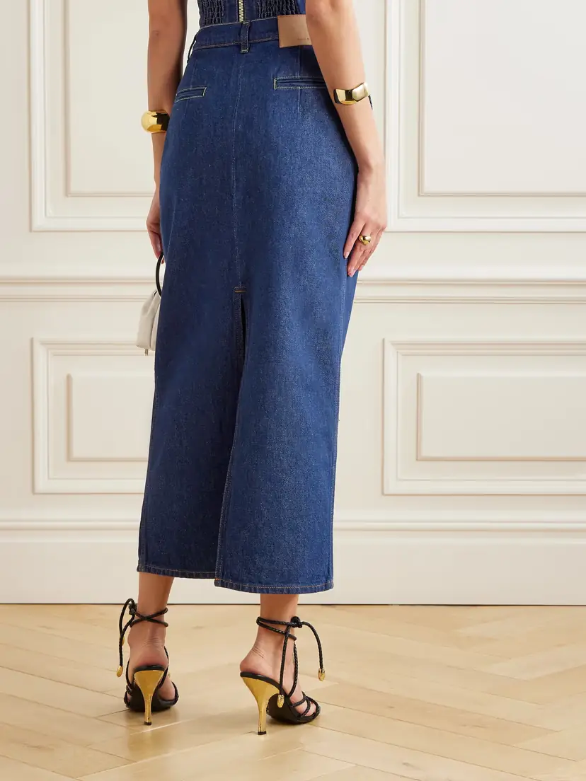 Magda Butrym Denim Midi Skirt | Thumbnail 3