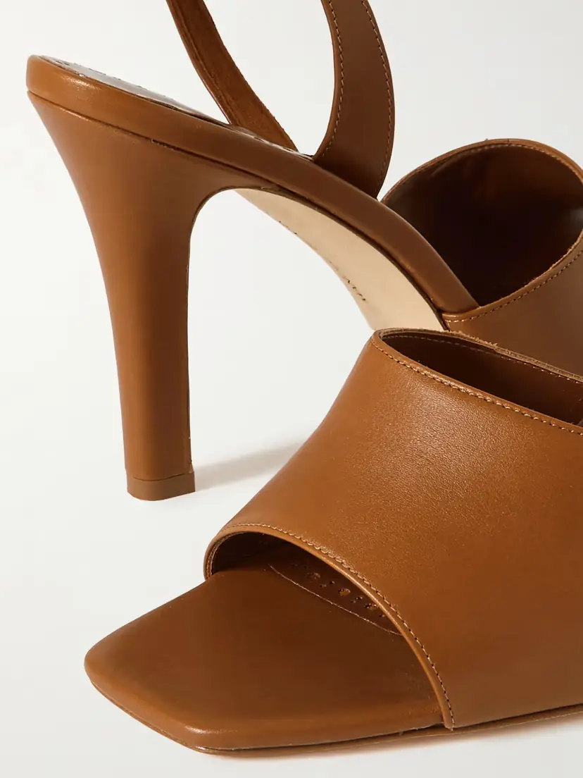 Manolo Blahnik Clotilde 105 Leather Slingback Sandals | Thumbnail 4 Manolo Blahnik Clotilde 105 Leather Slingback Sandals | Thumbnail 4