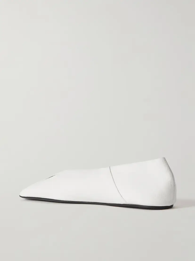 Jil Sander Leather And Suede Ballet Flats | Thumbnail 3