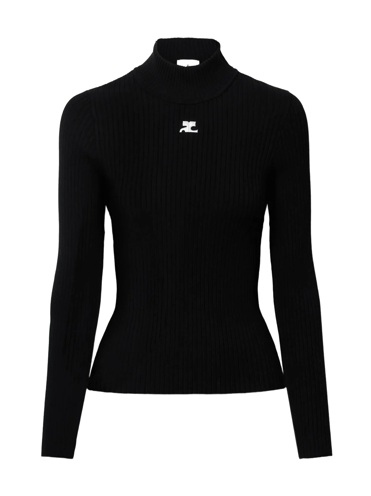 Reedition Embroidered Ribbed-knit Turtleneck Sweater Reedition Embroidered Ribbed-knit Turtleneck Sweater
