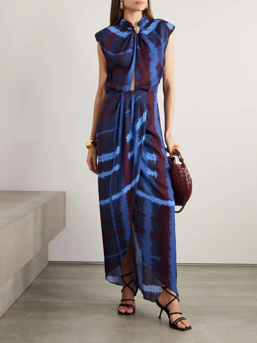 Johanna Ortiz + Net Sustain Inspiring Vistas Printed Silk-chiffon Maxi Dress | Thumbnail 2 Johanna Ortiz + Net Sustain Inspiring Vistas Printed Silk-chiffon Maxi Dress | Thumbnail 2