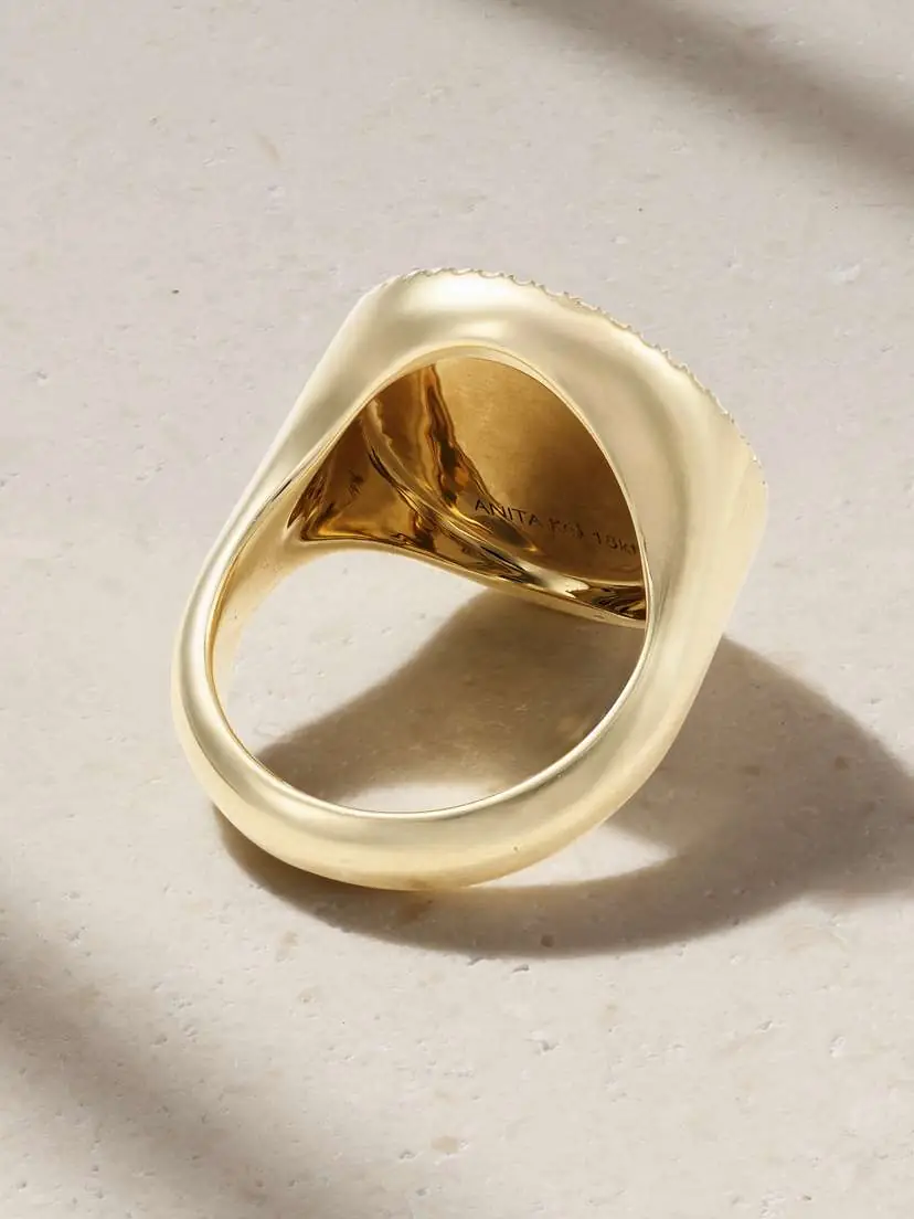 Anita Ko Zodiac 18-karat Gold Diamond Ring | Thumbnail 3 Anita Ko Zodiac 18-karat Gold Diamond Ring | Thumbnail 3